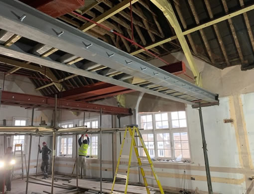Photo of roof structure conversion in Archway, north London