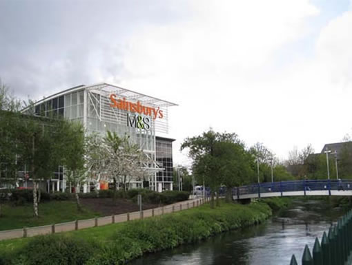 External photo of Marks and Spencers in Colliers Wood, south London