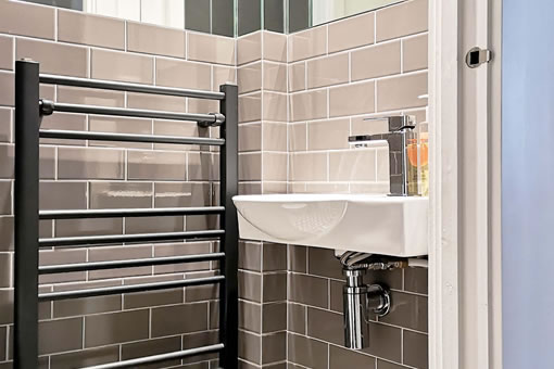 Renovated downstairs toilet room